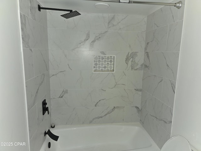 bathroom featuring tub / shower combination