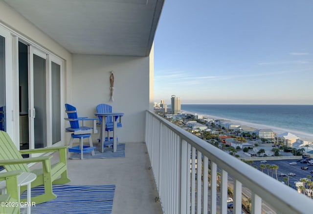 9860 S Thomas Dr Unit 1426, Panama City Beach, FL 32408 - balcony featuring a water view