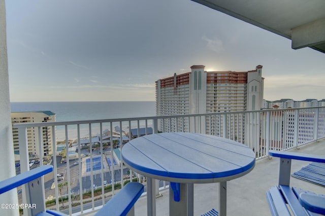 9860 S Thomas Dr Unit 1426, Panama City Beach, FL 32408 - balcony with a water view