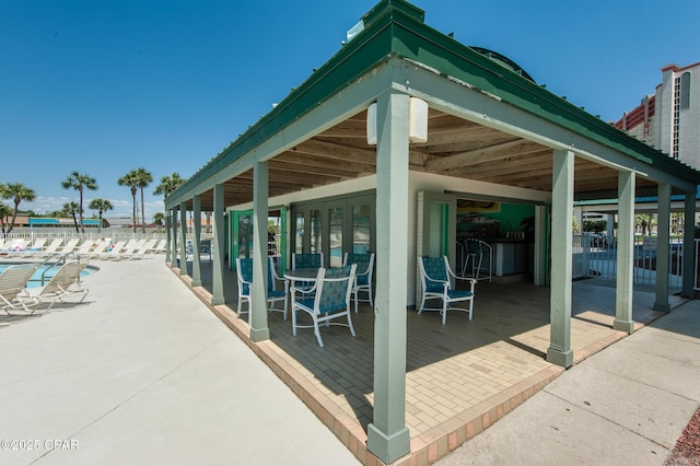 exterior space featuring a patio area