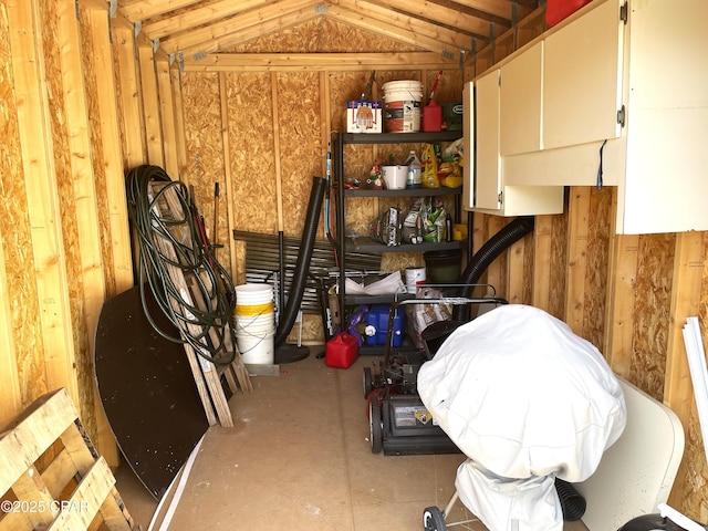 storage room featuring a garage