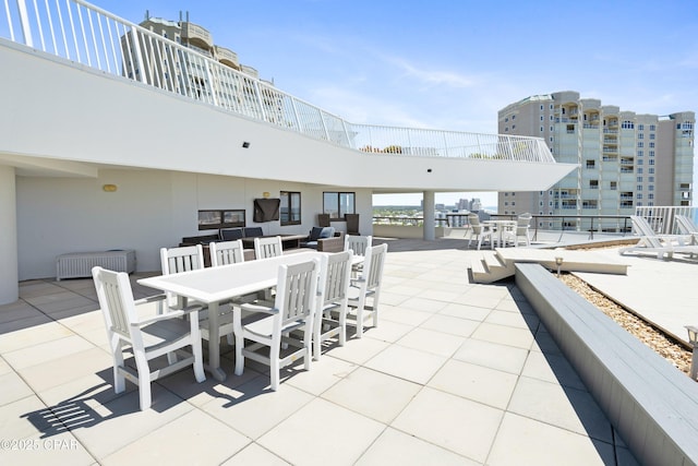 view of patio / terrace with outdoor dining space