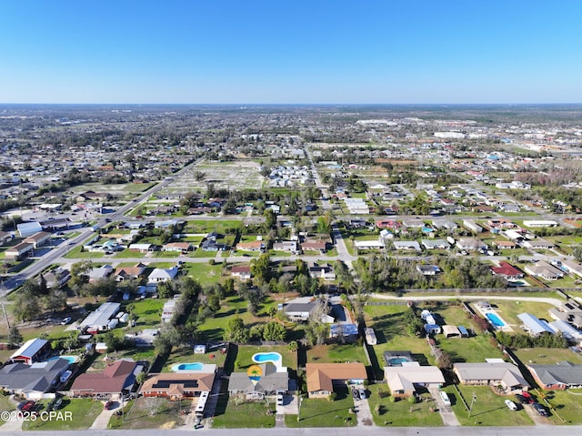 bird's eye view featuring a residential view