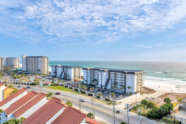11800 Front Beach Rd Unit 2-508, Panama City Beach, FL 32407 - birds eye view of property with a view of the beach and a water view