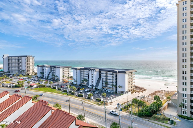 water view featuring a view of the beach