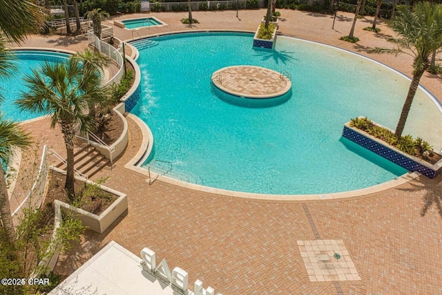 pool featuring a patio