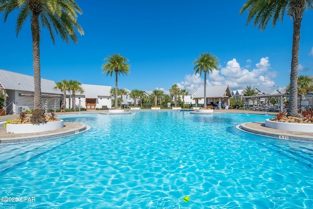 view of pool