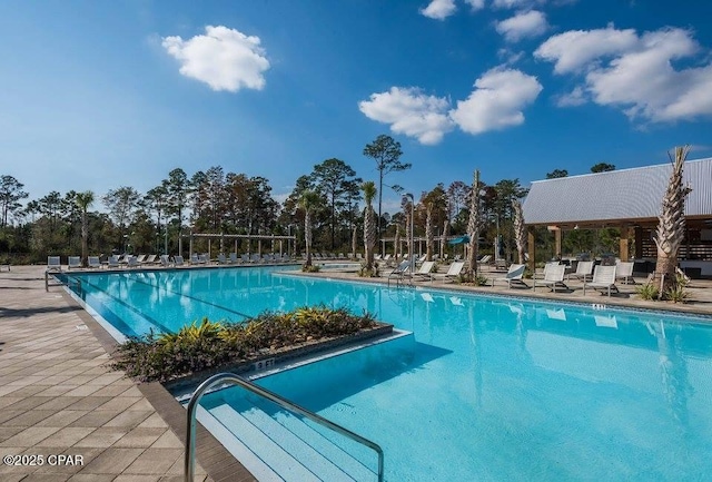 view of community pool