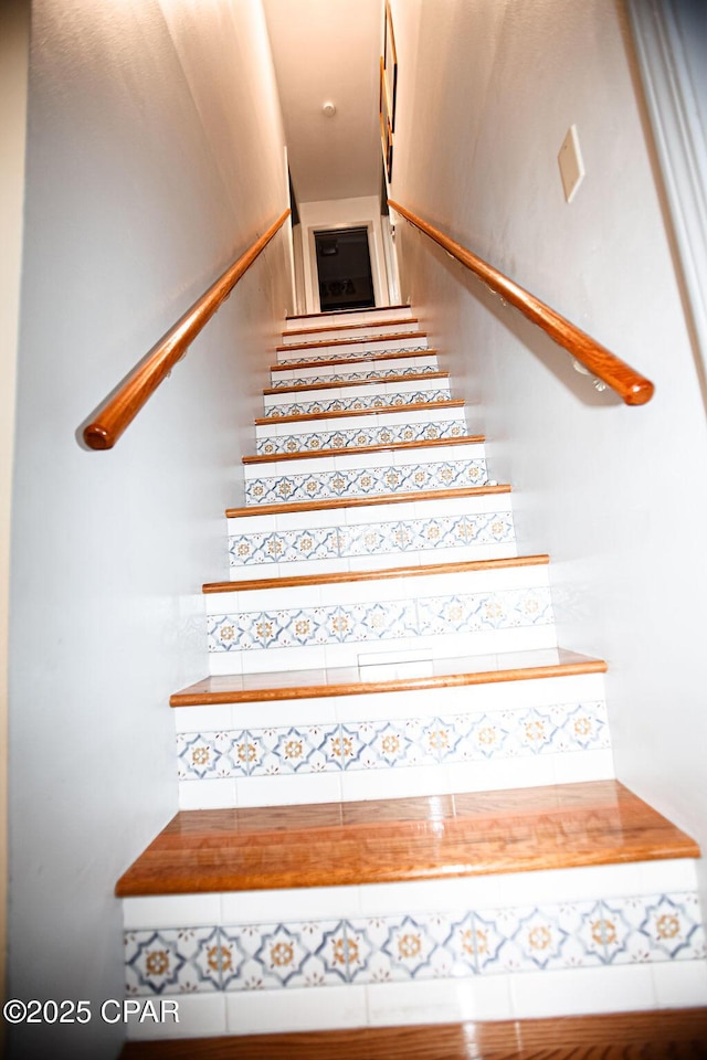 view of stairs