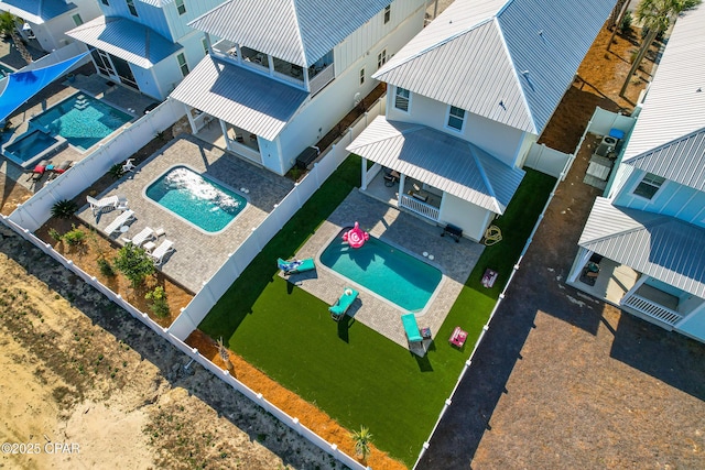 227 Sands St, Panama City Beach, FL 32413 - view of subject property with a pool area