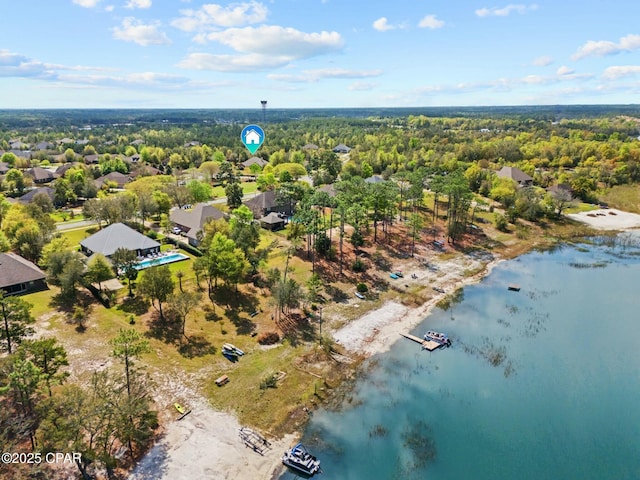 116 Lake Merial Blvd, Panama City, FL 32409 - bird's eye view of a nearby body of water and a heavily wooded area