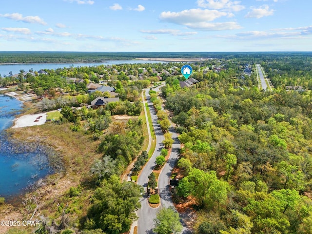116 Lake Merial Blvd, Panama City, FL 32409 - drone / aerial view of a large body of water and a heavily wooded area