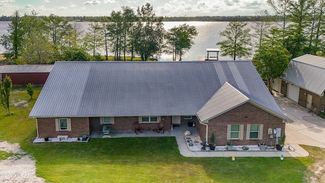 7224 Resota Ln, Panama City, FL 32409 - drone / aerial view with a water view