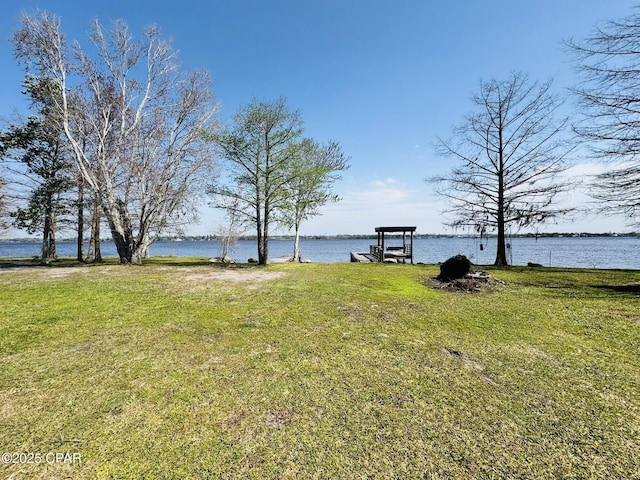 7224 Resota Ln, Panama City, FL 32409 - view of yard featuring a water view