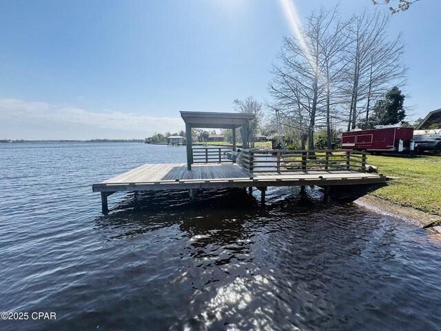 7224 Resota Ln, Panama City, FL 32409 - view of dock featuring a water view