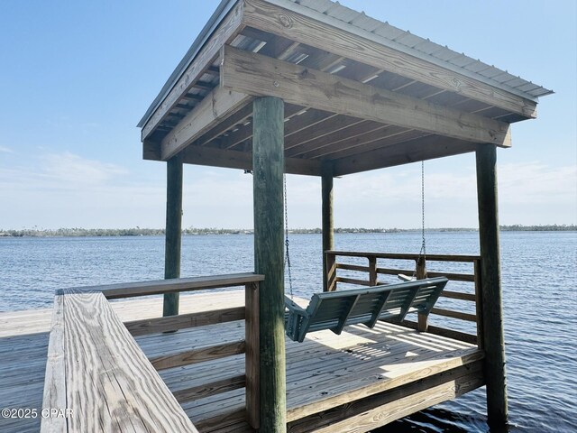 7224 Resota Ln, Panama City, FL 32409 - dock area with a water view