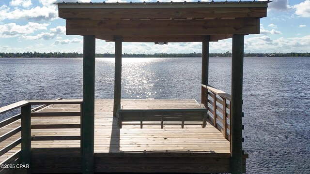 7224 Resota Ln, Panama City, FL 32409 - view of dock with a water view