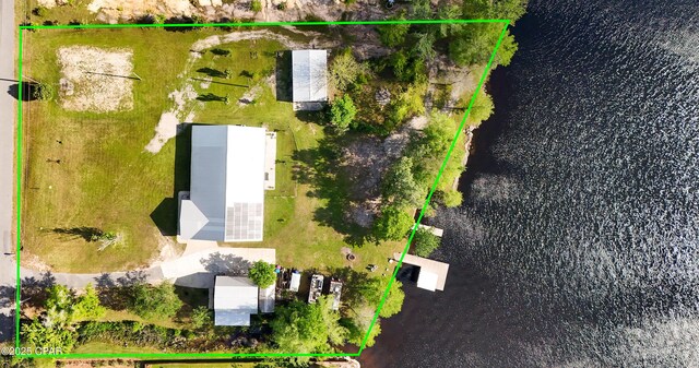 7224 Resota Ln, Panama City, FL 32409 - drone / aerial view featuring a water view