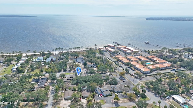 2026 Baker Ct Unit 13, Panama City, FL 32401 - drone / aerial view featuring a residential view and a water view