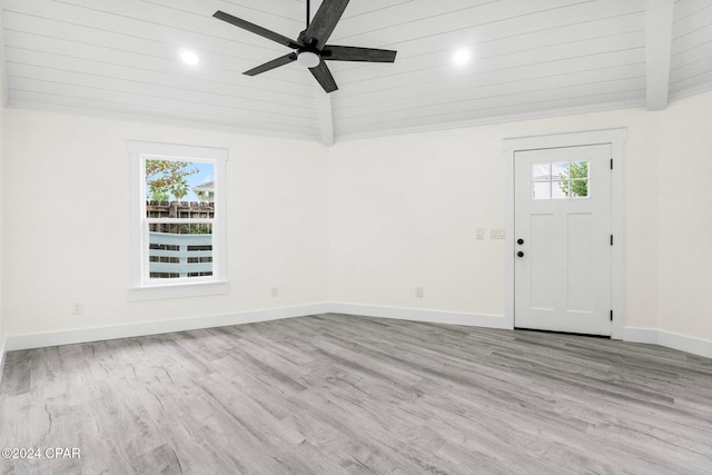 5408 Lagoon Way Unit 5, Panama City, FL 32408 - interior space with vaulted ceiling, wood finished floors, and a wealth of natural light