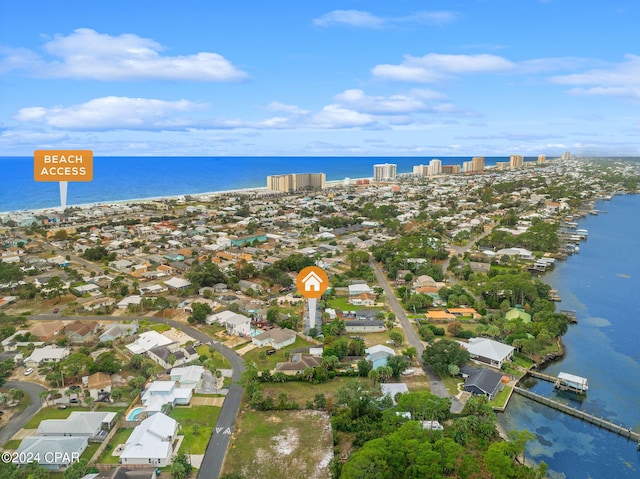 5408 Lagoon Way Unit 5, Panama City, FL 32408 - bird's eye view with a water view
