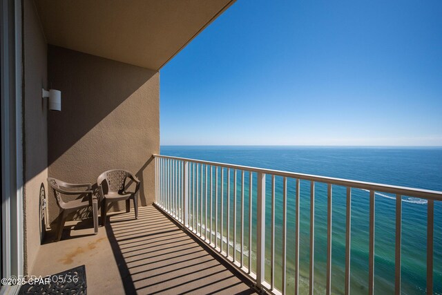 16819 Front Beach Rd Unit 2903, Panama City Beach, FL 32413 - balcony with a water view