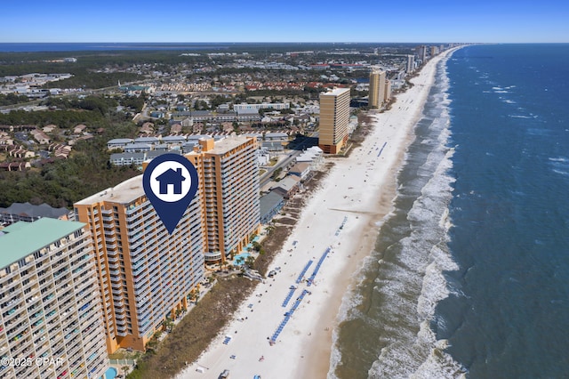 17739 Front Beach Rd Unit 1204W, Panama City Beach, FL 32413 - drone / aerial view of expansive beach