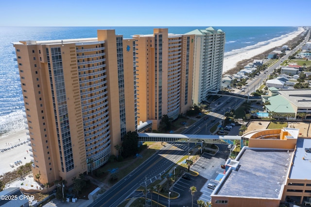 17739 Front Beach Rd Unit 1204W, Panama City Beach, FL 32413 - view of property with view of water and beach