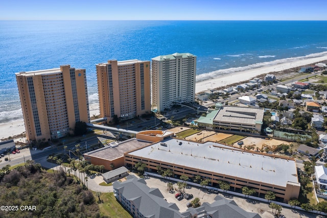 bird's eye view of extended coastline