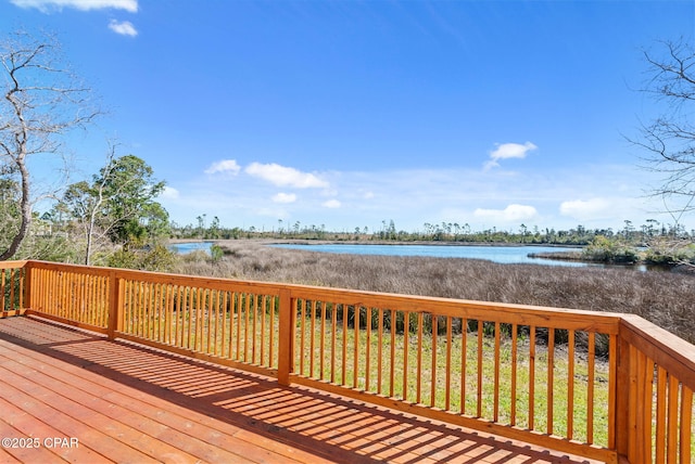 420 Lacosta Ave, Panama City, FL 32404 - deck with a water view