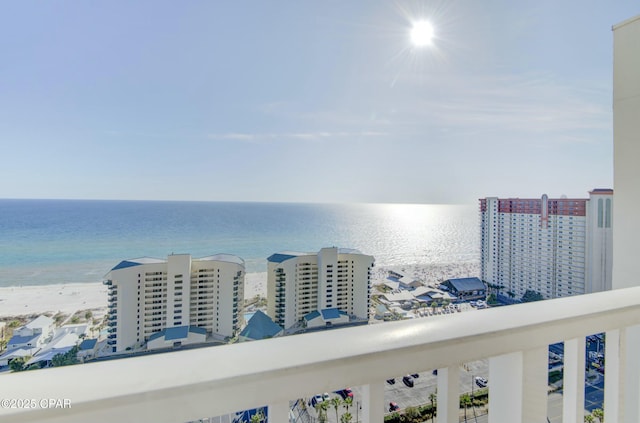 9860 S Thomas Dr Unit 2111, Panama City Beach, FL 32408 - water view with local beach