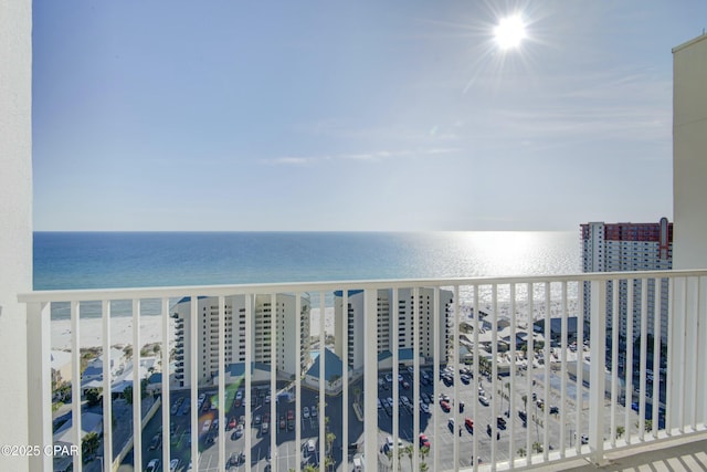 9860 S Thomas Dr Unit 2111, Panama City Beach, FL 32408 - balcony featuring a water view