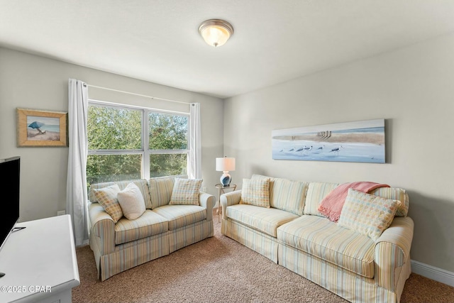 1527 Wateroak Dr, Lynn Haven, FL 32444 - carpeted living room with baseboards