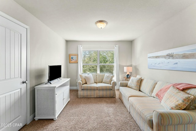 1527 Wateroak Dr, Lynn Haven, FL 32444 - living room with carpet floors and baseboards