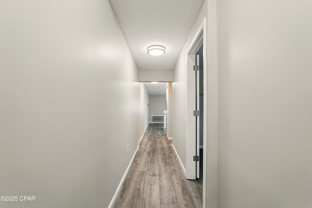 5505 Sun Harbor Rd Unit 143, Panama City, FL 32401 - hallway with wood finished floors and baseboards