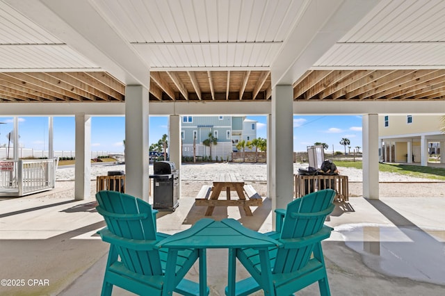 2501 Highway 98 C C, Mexico Beach, FL 32456 - view of patio with a water view