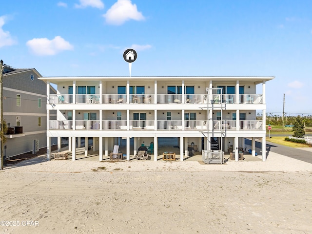 2501 Highway 98 C C, Mexico Beach, FL 32456 - back of property featuring a balcony
