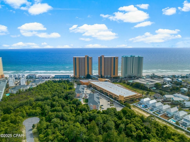 17690 Front Beach Rd Unit D307, Panama City Beach, FL 32413 - bird's eye view featuring a water view