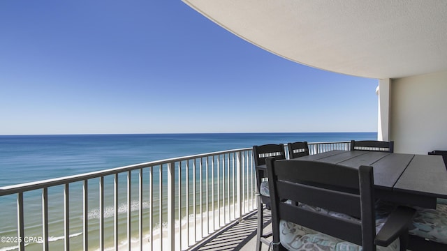 10519 Front Beach Rd Unit 1904B, Panama City Beach, FL 32407 - balcony with a water view