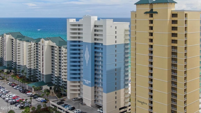 10519 Front Beach Rd Unit 1904B, Panama City Beach, FL 32407 - view of building exterior featuring a water view
