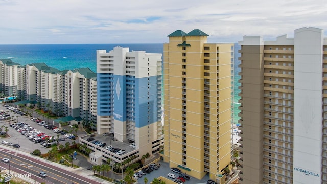 10519 Front Beach Rd Unit 1904B, Panama City Beach, FL 32407 - view of building exterior with a water view