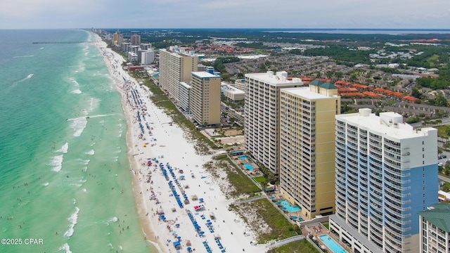 10519 Front Beach Rd Unit 1904B, Panama City Beach, FL 32407 - aerial view with a beach view and a water view