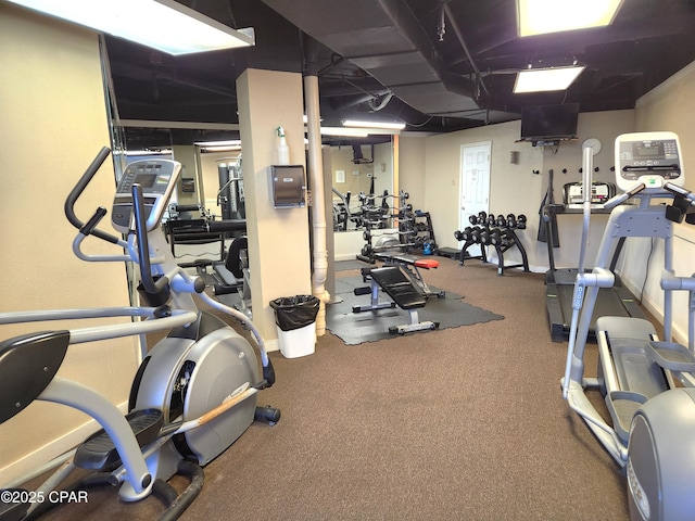 7205 Thomas Dr Unit E706, Panama City, FL 32408 - view of exercise room