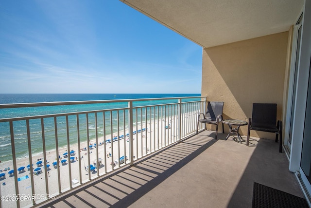 14701 Front Beach Rd Unit 1033, Panama City Beach, FL 32413 - balcony with view of water and beach