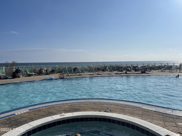 pool with fence