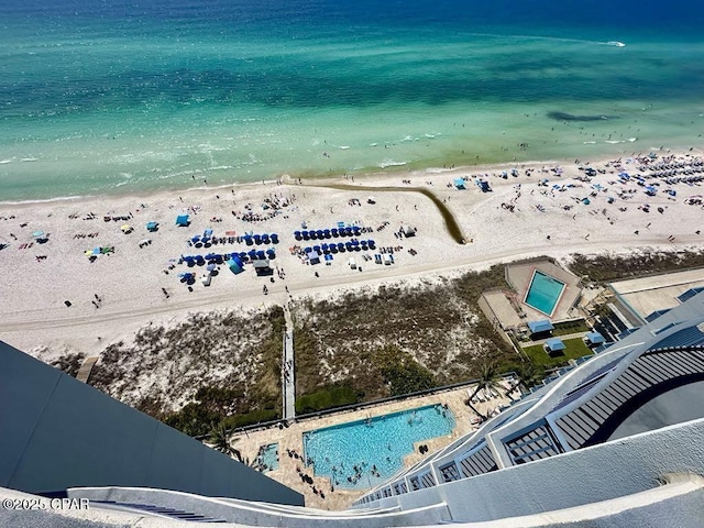 16701 Front Beach Rd Unit 1803, Panama City Beach, FL 32413 - drone / aerial view of a pool and expansive coastline