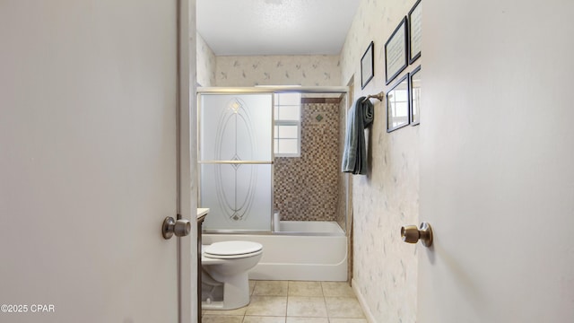 810 Virginia Ave, Lynn Haven, FL 32444 - bathroom featuring enclosed tub / shower combo and tile patterned flooring