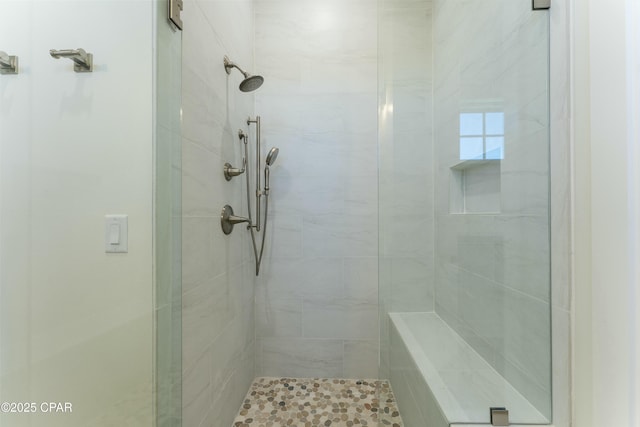 full bath with a stall shower