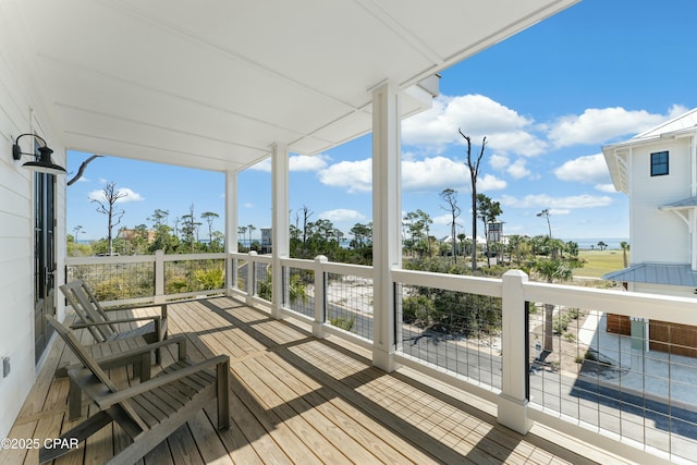 view of deck