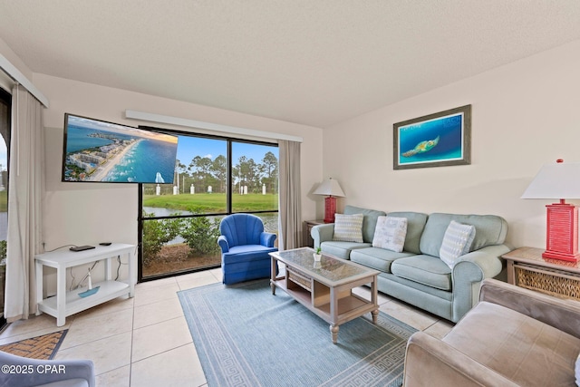520 N Richard Jackson Blvd Unit 1804, Panama City Beach, FL 32407 - living room with light tile patterned flooring